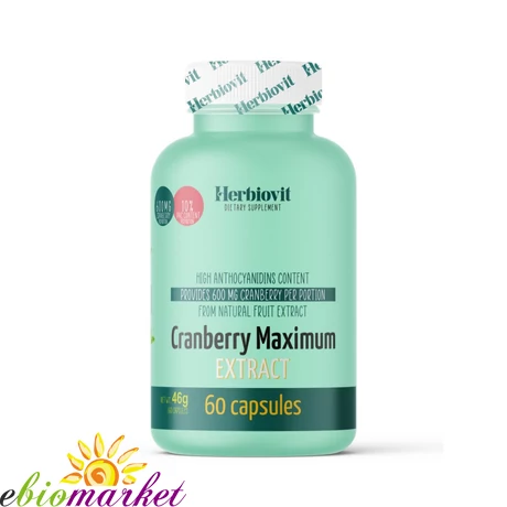 CRANBERRY MAXIMUM EXTRACT 60 KAPSZULA HERBIOVIT