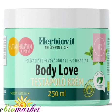 BODY LOVE TESTÁPOLÓ KRÉM 250ML HERBIOVIT