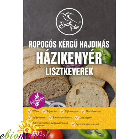SZAFI FREE ROPOGÓS KÉRGŰ HÁZIKENYÉR 5KG LISZTKEVERÉK