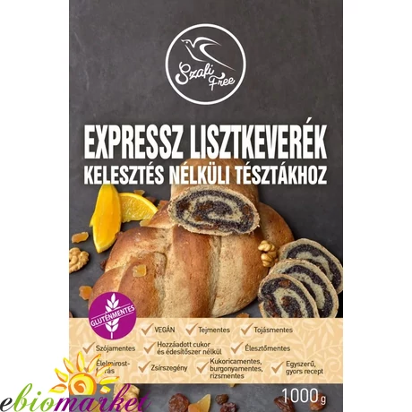 SZAFI FREE EXPRESSZ LISZTKEVERÉK 1KG KELESZTÉS NÉLKÜLI TÉSZTÁKHOZ