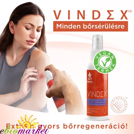 WTN VINDEX BŐRKONDÍCIONÁLÓ SPRAY 100ML FELÜLETI SÉRÜLÉSEKRE