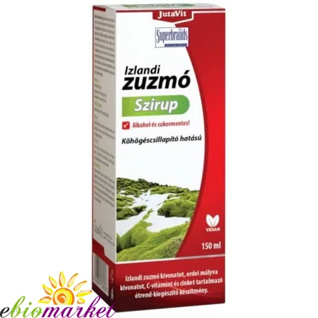 JUTAVIT IZLANDI ZUZMÓ SZIRUP 150ML