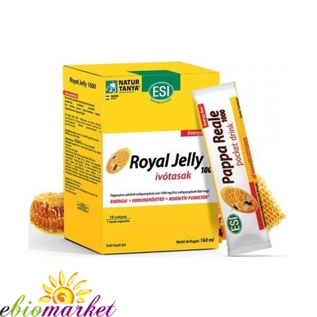 NATUR TANYA® ESI ROYAL JELLY 1000MG MÉHPEMPŐ IVÓTASAK 16X10ML