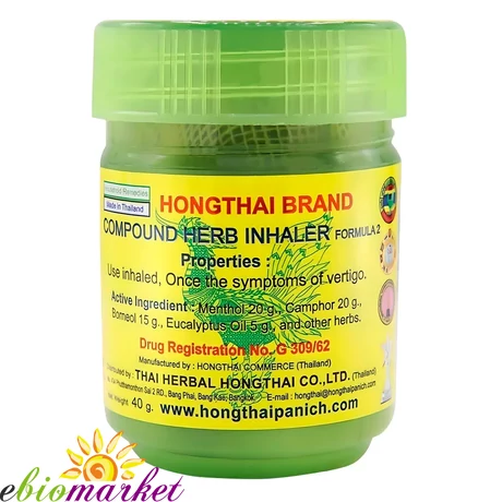 HONGTHAI GYÓGYNÖVÉNYES INHALÁTOR - ZÖLD