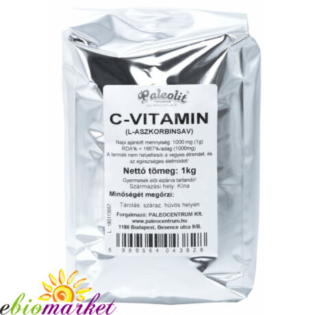 Aszkorbinsav (C-vitamin) 1kg Paleolit