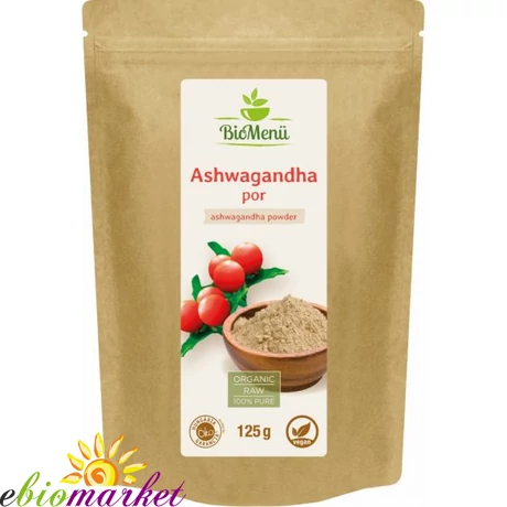 BIO ASHWAGANDHA POR 125G BIOMENÜ