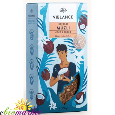 CHOCO COCO ROPOGÓS MÜZLI 300G VIBLANCE