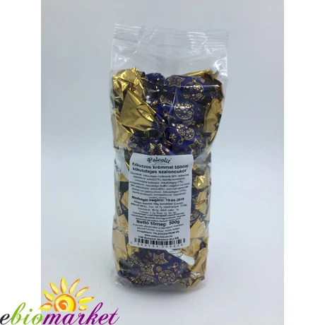 KÓKUSZOS KRÉMMEL TÖLTÖTT SZALONCUKOR 500G PALEOLIT
