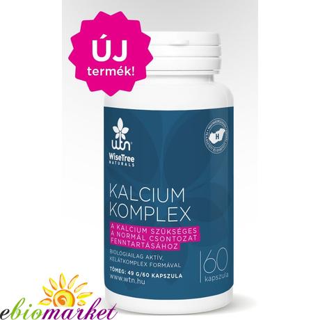 KALCIUM KOMPLEX 60KAPS WISE TREE NATURAL BIOLÓGIAILAG AKTÍV FORMULA