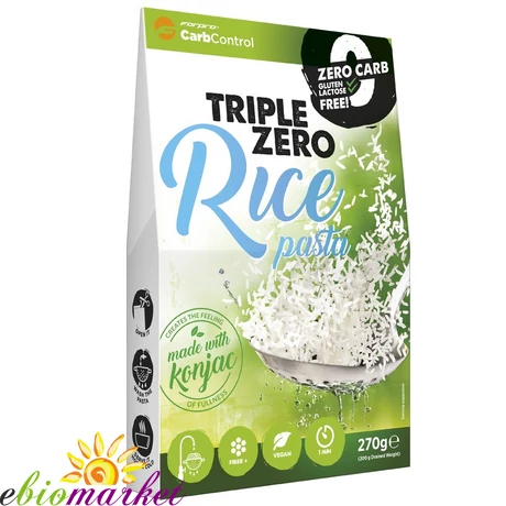 RIZS ALAKÚ KONJAC TÉSZTA 270G TRIPLE ZERO