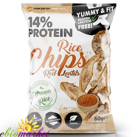 FORPRO 14% PROTEIN RICE CHIPS WITH RED LENTILS 18DBX60G