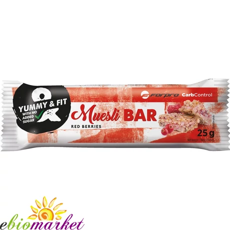 FORPRO MUESLI BAR RED BERRIES - 24DBX25G FORPRO MUESLI BAR RED BERRIES - 24DBX25G