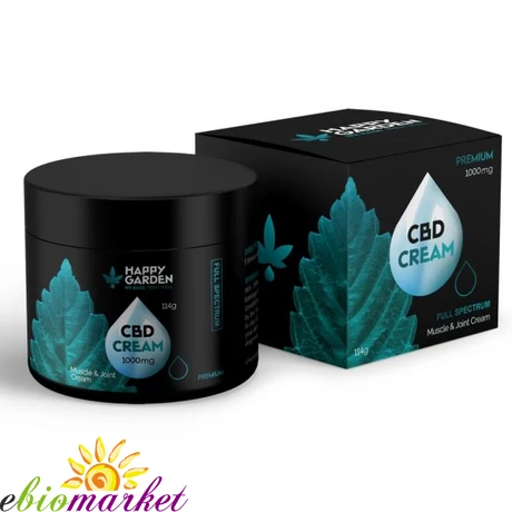 HAPPY GARDEN CBD IZOM ÉS ÍZÜLETI KRÉM 1000MG