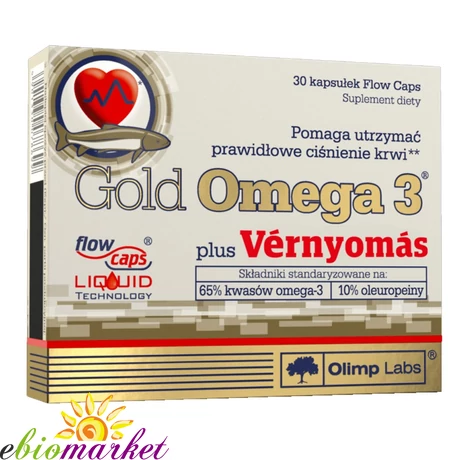 OLIMP LABS GOLD OMEGA 3 PLUS - 30 KAPSZULA