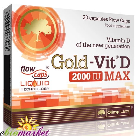 OLIMP LABS GOLD VIT™ D MAX 2000 IU - 30 KAPSZULA