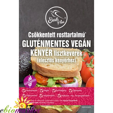 SZAFI FREE GLUTÉNMENTES VEGÁN KENYÉR LISZTKEV. 1KG CSÖKKENTETT ROSTTARTALMÚ