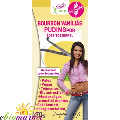SZAFI REFORM BOURBON VANÍLIA PUDING 70G