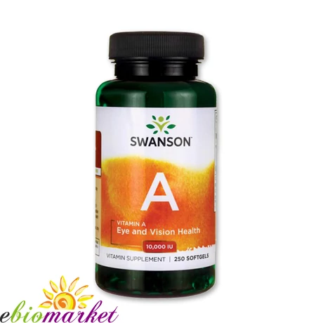 SWANSON A-VITAMIN 10000NE 250 KAPSZULA