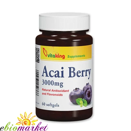 VITAKING ACAI BERRY 3000MG (60) LÁGYKAPSZULA