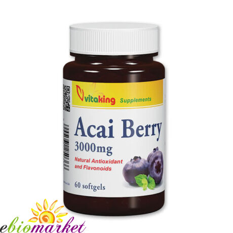 Acai Berry-Vitaking 3000mg (60 db ) gélkapszula