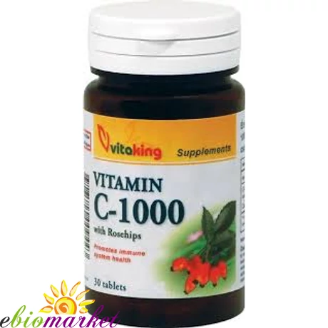 C vitamin-1000mg-Vitaking tabletta 30 db  