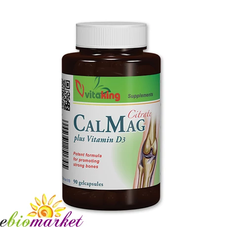 CALMAG CITRATE + D-400 VITAMIN (90) VITAKING