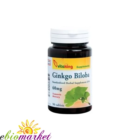 Vitaking Ginkgo Biloba 60mg (90 db) tabletta