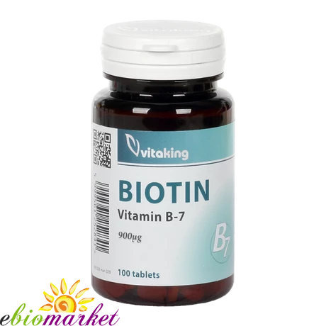 B7 -Biotin 900mcg -Vitaking tabletta 100 db 