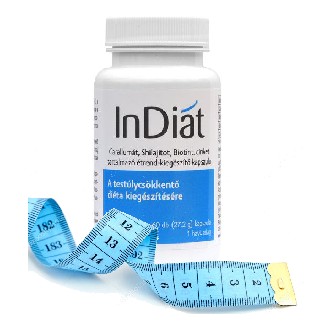 InDiat - testsúly csökkentést elősegítő kapszula - 60db - VitaminNagyker webáruház